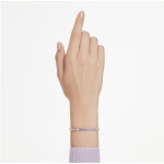 Swarovski  Taşlı Lila  Bileklik (Altın Kaplama)